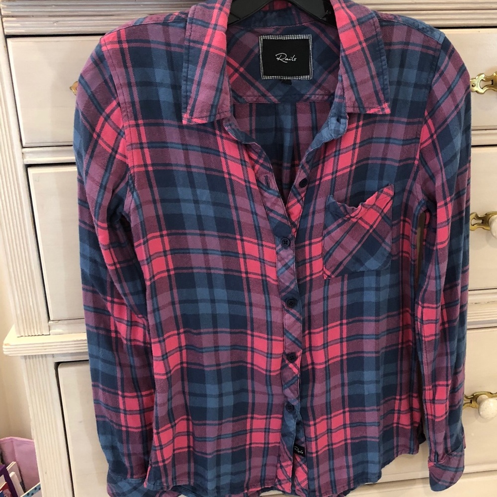 Rails Long Sleeve Button Down - image 1